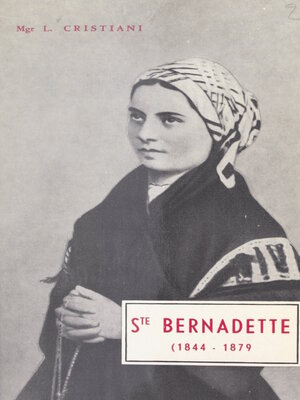 cover image of Sainte Bernadette (1844-1879)